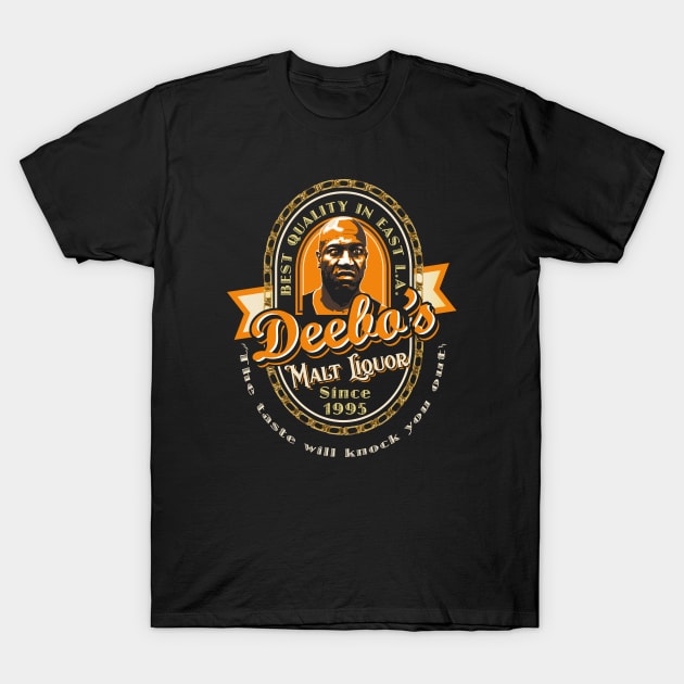 Deebo's Malt Liquor Label T-Shirt by Alema Art